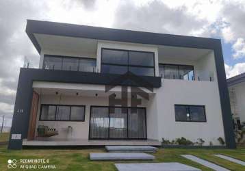Casa de 227 m² à venda, com 4 suítes, localizada em aldeia, paudalho - pernambuco.