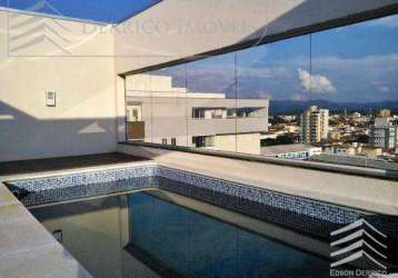 Cobertura com 3 dormitórios à venda, 180 m² por r$ 680.000,00 - boa vista - pindamonhangaba/sp