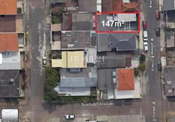 Terreno à venda na rua afonso bandeira, 64, umbará, curitiba por r$ 189.000