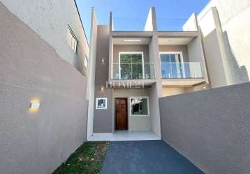 Casa com 2 quartos à venda na rua angélica erthal kucek, 619, sítio cercado, curitiba por r$ 439.000