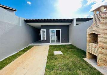Casa com 3 quartos à venda, 98 m² por r$ 200.000 - alvorada - pacatuba/ce