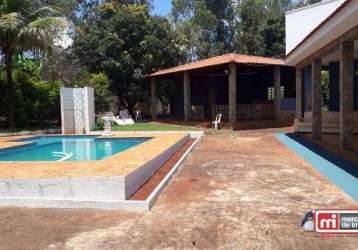 Chácara com 3 dormitórios à venda, 1456 m² por r$ 850.000,00 - condominio village bandeirante  - jardinópolis/sp