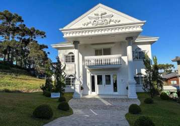 Casa em condomínio fechado com 4 quartos à venda na lote 09, 9, aspen mountain, gramado, 606 m2 por r$ 9.500.000