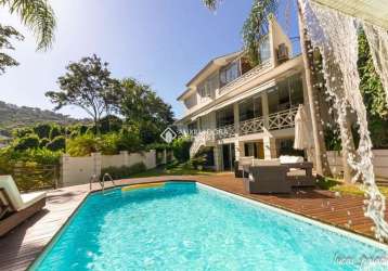 Casa em condomínio fechado com 4 quartos à venda na avenida das mangueiras, 242, lagoa da conceição, florianópolis, 450 m2 por r$ 6.300.000