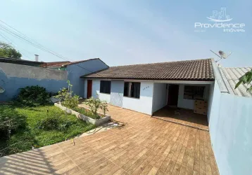Casa com 3 dormitórios à venda, 120 m² por r$ 360.000 - guarujá - cascavel/pr