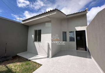 Casa com 3 dormitórios à venda, 56 m² por r$ 330.000,00 - nova cidade - cascavel/pr