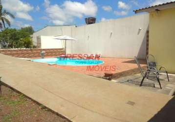 Alugo piscina com espaço de 480 mts e murado e fechado para festa