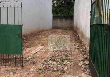 Terreno, 125 m² - venda por R$ 255.000,00 ou aluguel por R$ 1.300,00/mês - Jardim Milena - Santo André/SP
