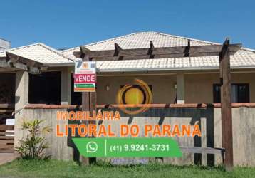Casa à venda no bairro pontal do sul - pontal do paraná/pr