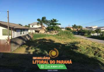 Terreno à venda no bairro grajaú - pontal do paraná/pr