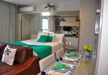 Apartamento com 1 quarto à venda, 31 m² por r$ 600.000 - ponta verde - maceió/al- ed. time