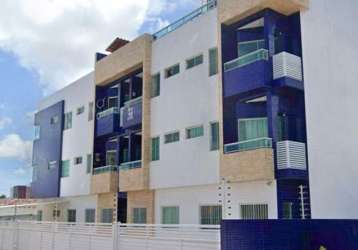 Apartamento com 2 dormitórios à venda, 60 m² por r$ 242.000,00 - cristo redentor - joão pessoa/pb