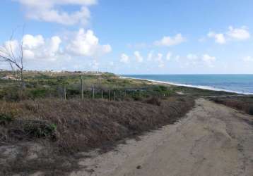 Terreno à venda, 799 m² beira-mar por r$ 350.000