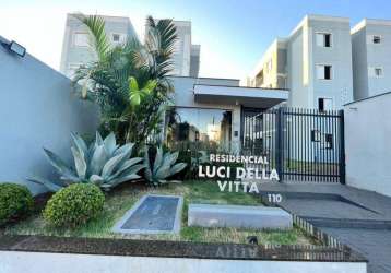 Apartamento com 2 dormitórios para alugar, 55 m² por r$ 1.200/mês - residencial verona - londrina/pr