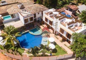 Pousada com 14 dormitórios à venda, 700 m² por r$ 6.802.000,00 - praia da concha - itacaré/ba