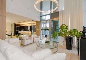 Totalmente mobiliado -apartamento duplex com 3 suites à venda, 339 m² - ecoville - curitiba/pr - ad0362