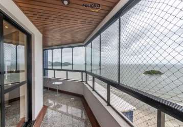 Apartamento frente mar à venda em balneário camboriú com 3 suítes