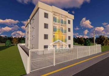 Apartamento com 2 dormitórios à venda, 60 m² por r$ 260.000,00 - união - gravataí/rs