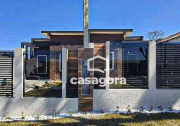 Casa com 3 dormitórios à venda, 70 m² por r$ 530.000,00 - passauna - araucária/pr