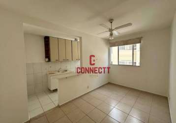 Apartamento com 2 dormitórios para alugar, 50 m² por r$ 1.329,00/mês - reserva sul condomínio resort - ribeirão preto/sp