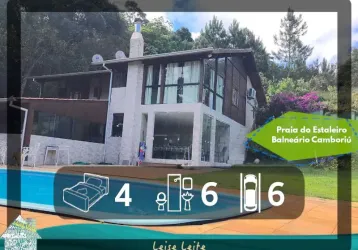 Casa 4 suítes, 4600 m² terreno, balneário camboriú, sc