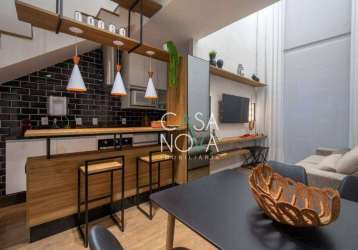 Loft com 1 dormitório à venda, 70 m² por r$ 740.000,00 - gonzaga - santos/sp