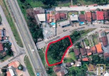 Terreno comercial à venda na rua américo vespúcio, 1030, nova brasília, joinville por r$ 1.500.000