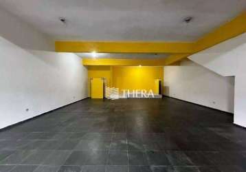 Salão para alugar, 180 m² por r$ 7.216,98/mês - piraporinha - diadema/sp
