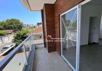 Casa com 3 dormitórios à venda, 85 m² por r$ 590.000,00 - macuco - santos/sp