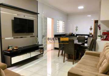 Bela casa com 3 dormitórios à venda, 113 m² por r$ 350.000 - parque planalto - santa bárbara d'oeste/sp