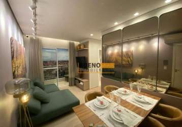 Apartamento com 2 dormitórios à venda no terras de ravenna, 54 m² por r$ 249.500 - jardim das palmeiras - sumaré/sp