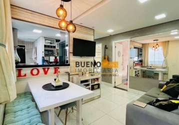 Apartamento com 2 dormitórios à venda, 52 m² por r$ 235.000,00 - residencial guaíra - sumaré/sp