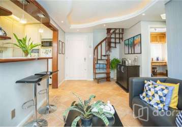 Cobertura com 2 quartos à venda na rua atanásio belmonte, 51, boa vista, porto alegre, 118 m2 por r$ 589.000