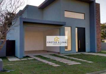 Sobrado à venda, 343 m² por r$ 2.880.000,00 - residencial recanto santa bárbara - jambeiro/sp