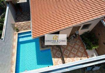 Casa com 3 dormitórios, espaço gourmet e piscina à venda, 141 m² - cidade nova - pindamonhangaba/sp