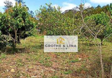 Terreno à venda, 1000 m² por r$ 212.000 - serra - jambeiro/sp
