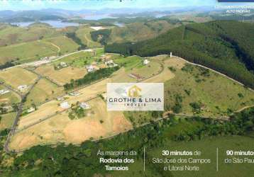 Terreno à venda, 1345 m² por r$ 255.605,10 - vila amélia - paraibuna/sp