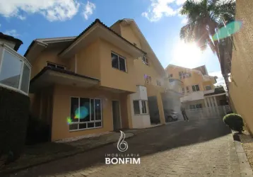 Casa em condomínio fechado com 4 quartos à venda na rua maranhão, água verde, curitiba, 224 m2 por r$ 1.170.000