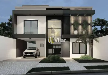 Sobrado à venda, 123 m² por r$ 669.900,00 - vila ipanema - piraquara/pr