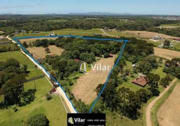 Terreno à venda, 70976 m² por r$ 2.799.990,00 - planta laranjeiras - piraquara/pr