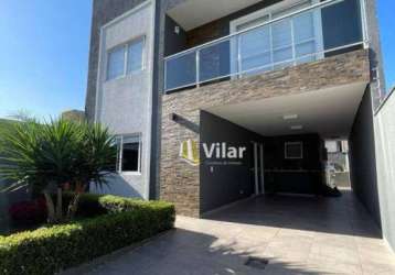 Sobrado com 3 dormitórios à venda, 136 m² por r$ 710.000 - vila juliana - piraquara/pr
