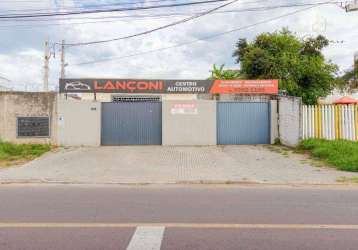 Barracão à venda, 180 m² por r$ 1.100.000 -  estrada velha do barigui, 561 cidade industrial - curitiba/pr