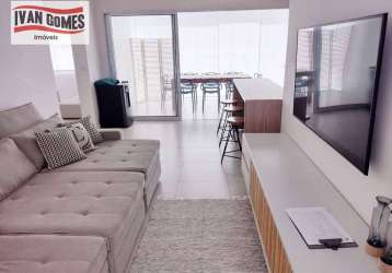 Apartamento com 2 dormitórios à venda, 85 m² por r$ 1.380.000,00 - tombo - guarujá/sp