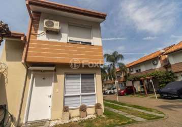 Casa em condomínio fechado com 2 quartos à venda na rua coronel josé rodrigues sobral, 421, partenon, porto alegre, 140 m2 por r$ 489.000