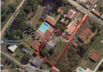 Terreno à venda na rua sião, lamenha grande, almirante tamandaré, 1410 m2 por r$ 450.000