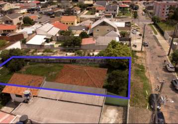 Terreno à venda na rua da constituição, pinheirinho, curitiba, 640 m2 por r$ 679.900