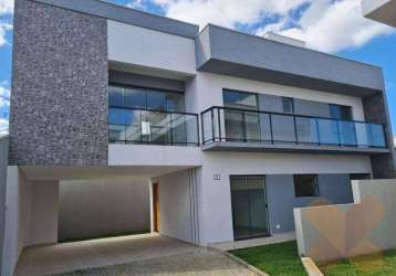 Sobrado com 3 dormitórios à venda, 157 m² por r$ 719.000,00 - atuba - pinhais/pr