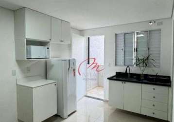 Kitnet com 1 dormitório para alugar, 24 m² por r$ 1.750,00/mês - vila pirajussara - são paulo/sp