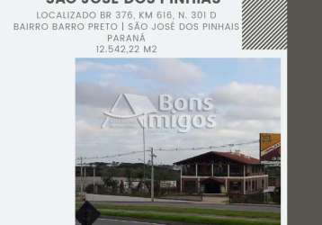 Barracão / galpão / depósito à venda na rodovia br-376, 301 d, barro preto, são josé dos pinhais por r$ 5.939.000