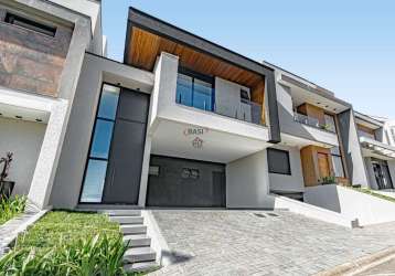 Casa em condomínio fechado com 3 quartos à venda na rua fernando de noronha, 2590, boa vista, curitiba por r$ 1.290.000